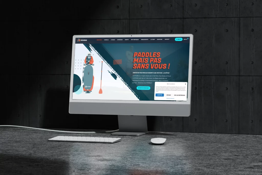 Website Eva Martin Mockup